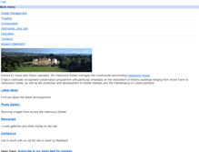 Tablet Screenshot of harewood-estate.co.uk